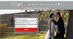 Desktop Screenshot of celebrante.com